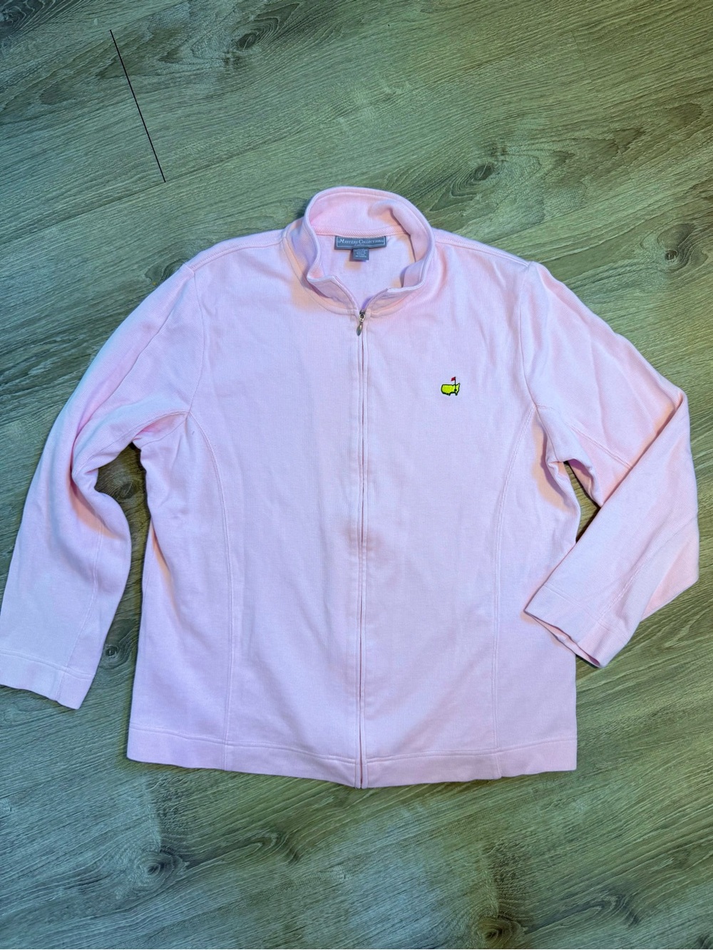 Masters Collection Ladies Light Pink Women’s Zip-Up Top w/ Embroidered Golf Logo